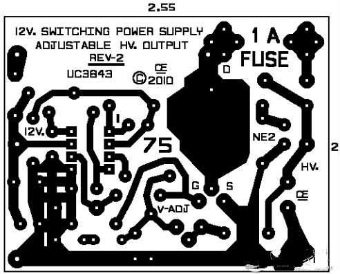 12v升220v升壓電路圖 12v升220v升壓電路圖