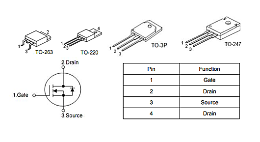 MOS管替代HY3306 60V130A KIA2906A MOS管替代HY3306 60V130A KIA2906A
