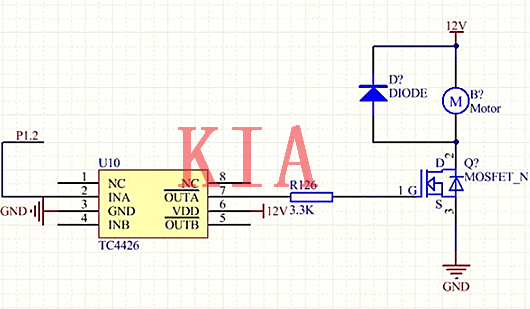 如何給MOS管柵極或三極管基極連接下拉電阻？-KIA MOS管
