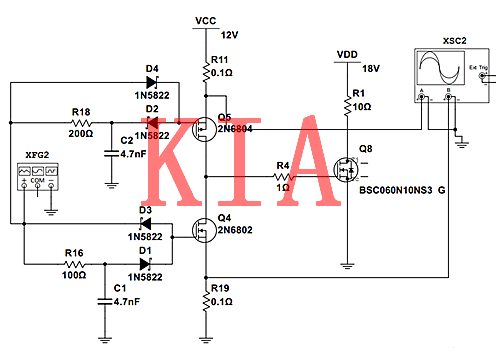 MOS管，圖騰柱，電路