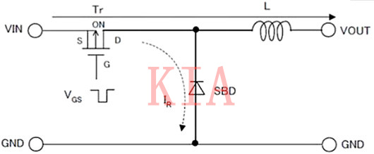 電感的升壓、降壓原理圖文分析-KIA MOS管