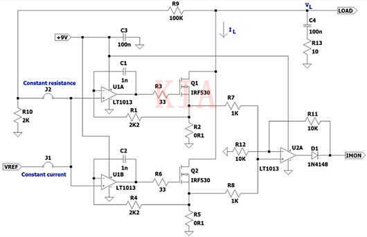 運算放大器 MOSFET 電流負(fù)載