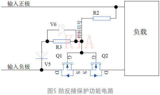 過欠壓、防反接電路
