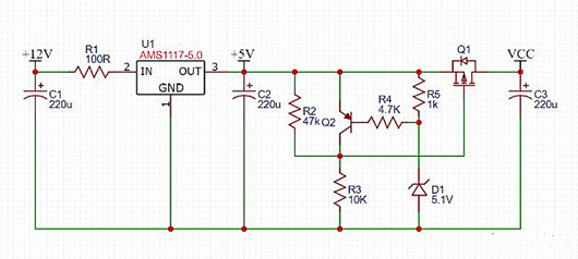 電源電路分析-過壓保護(hù)電路設(shè)計(jì)-KIA MOS管