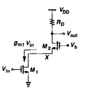 共源共柵級(jí)的小信號(hào)增益、放大過(guò)程-KIA MOS管