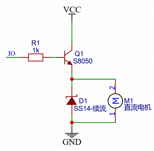 單片機IO引腳直接驅(qū)動直流電機-KIA MOS管