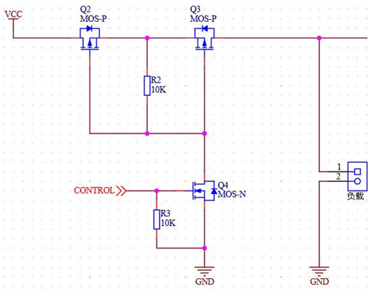PMOS 雙向 開關(guān) 反接