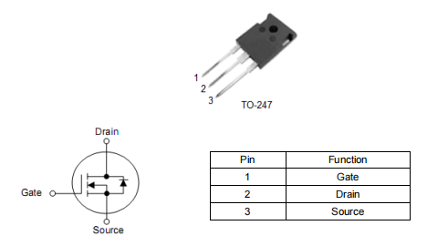 1000V 10A電源應用 61100A?場效應管 mos管參數(shù)-KIA MOS管