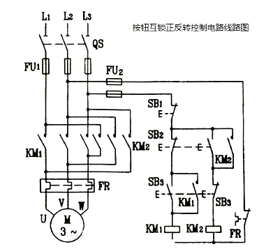 電動機正反轉電路圖