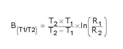 B值,熱敏電阻B值