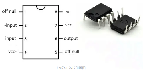 741芯片引腳圖功能圖,lm741芯片參數特點-KIA MOS管
