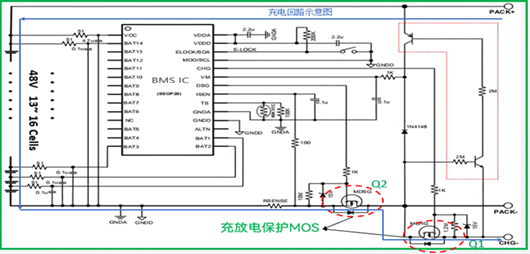 bms mos，bms電池管理mos管應(yīng)用方案-KIA MOS管