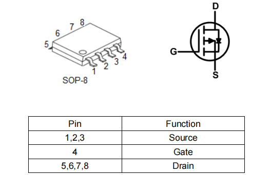 高速線路驅(qū)動(dòng)器,4403mos管,?-5A-30V SOP-8,KPE4403B-KIA MOS管