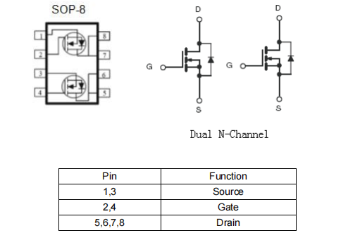 30v7a mos管,KNE4603A2