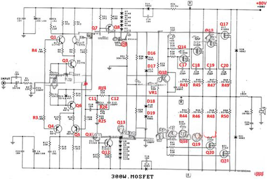 功放電路的組成,功放電路工作原理圖-KIA MOS管