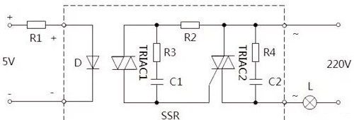 固態(tài)繼電器原理