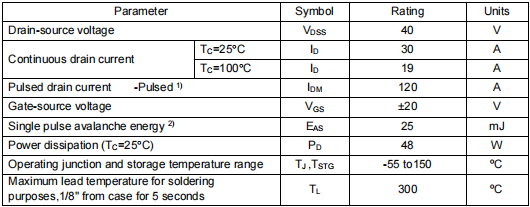 30a40v,8104場效應(yīng)管