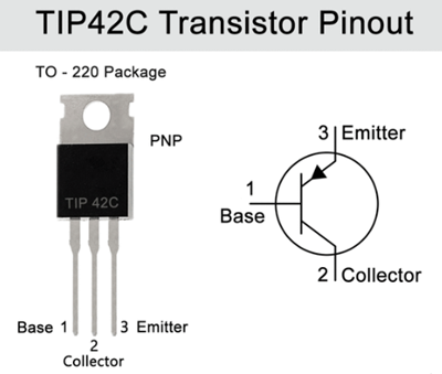 tip42c參數(shù),管腳圖,代換