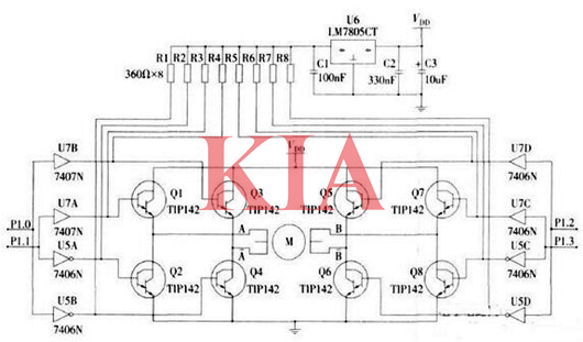 兩相步進(jìn)電機(jī)驅(qū)動(dòng)電路