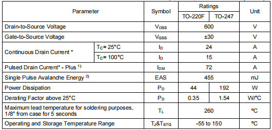 600v24a mos,KLM60R135BD