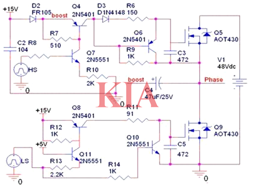 控制器開關(guān)驅(qū)動(dòng)電路,mos管