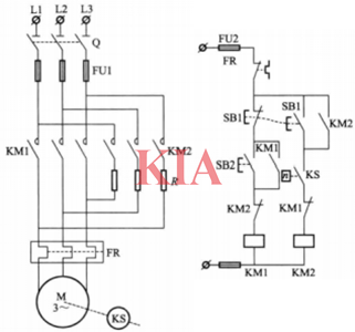 制動(dòng)控制電路圖,原理