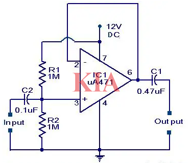 電壓跟隨器電路,LM358電壓跟隨器-KIA MOS管
