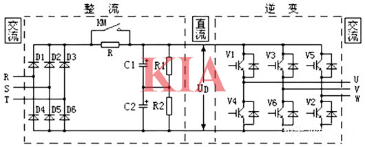 變頻器電路,原理圖