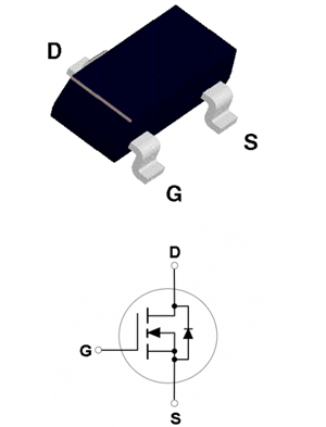 2n7002參數(shù),引腳圖