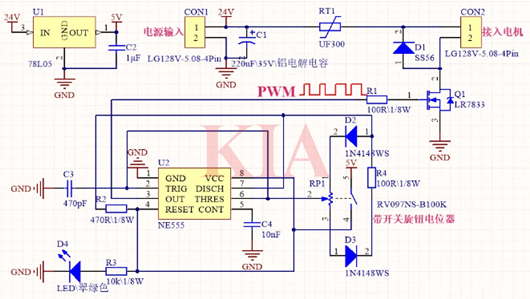 pwm調(diào)速,直流電機