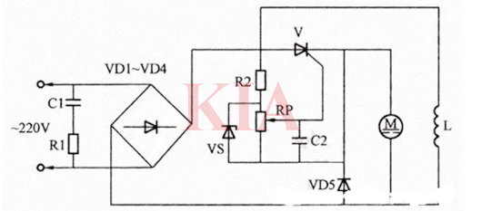 調(diào)速電路原理,電機(jī)調(diào)速電路圖-KIA MOS管