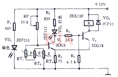 電機(jī)過熱保護(hù)電路