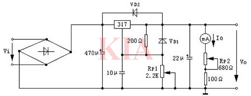 三端可調(diào)穩(wěn)壓電路